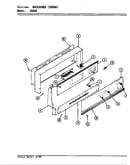 Control panel (580rw model) (ckj9641a580rw) (ckj9641w580rw)