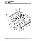 Control panel (-590 model) (cj9641a590r) (cj9641w590r)