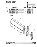 Control panel (-100 models) (cf1616a109r) (cf1616w109r)