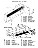 Control panel (-429 models)