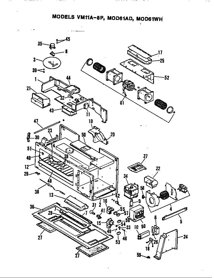 BASE & CAVITY (VM11-8P)