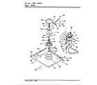 Maytag A1408 base & drive (rev. e-g) diagram