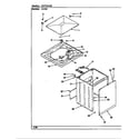 Maytag A1410 exterior (rev. e) (a1410) diagram