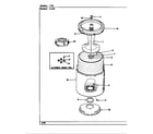 Maytag A1410 tub (rev. e) (a1410) diagram