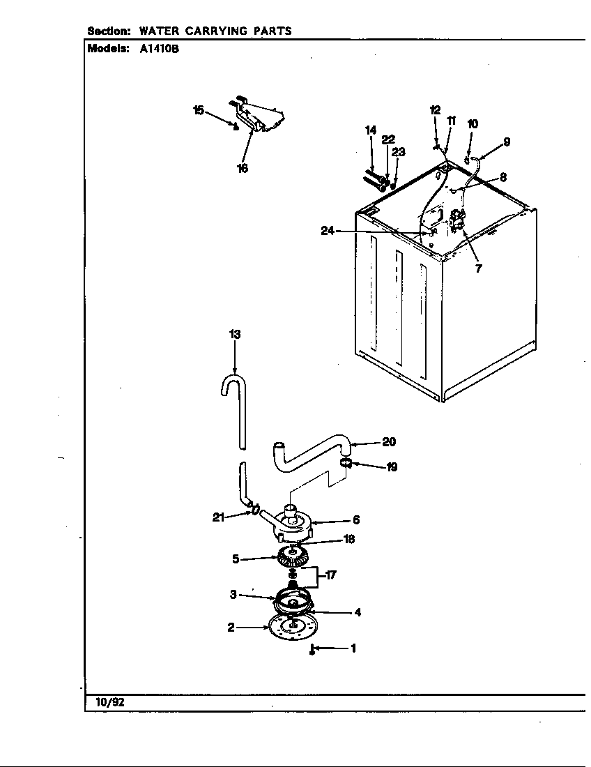 WATER CARRYING (A1410B ORIG. REV. A) (A1410B)