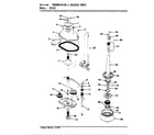 Maytag A1410B transmission (orig. - rev. d) (a1410) diagram
