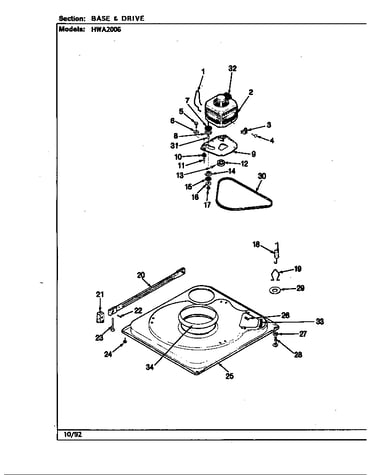 Base & drive (rev. g-l)