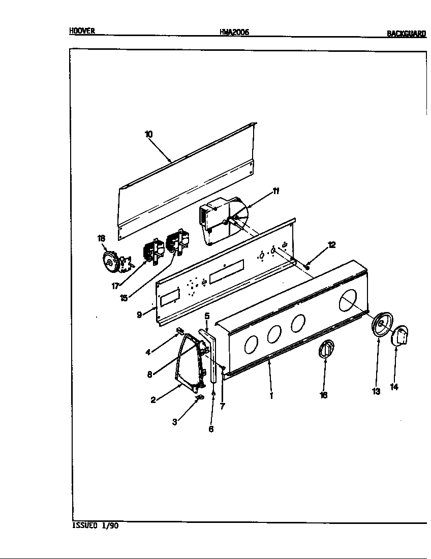 Control panel (rev. e-f)