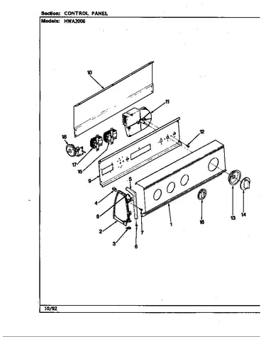 Control panel (rev. g-l)