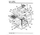 Magic Chef 31HN-92KW-EV top assembly/body diagram
