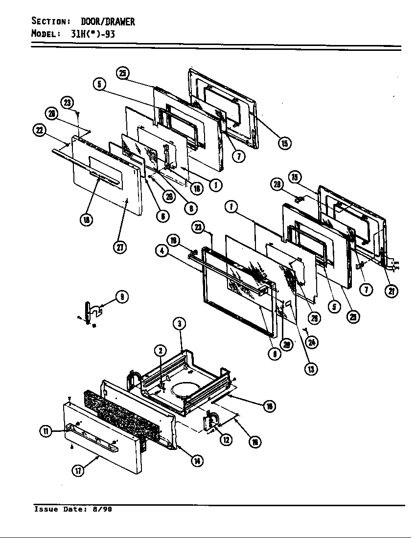 Door/drawer