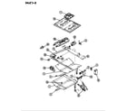 Magic Chef 34JN-2CKW top assy./control system diagram