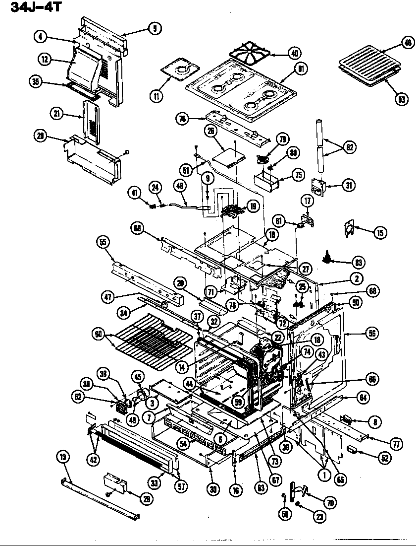 Top assembly/body