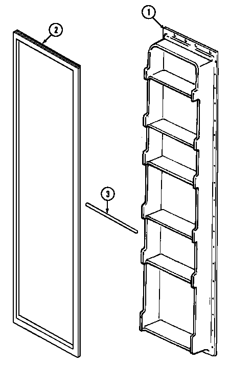 Freezer inner door