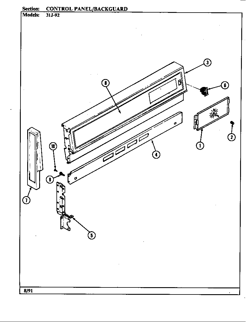 Control panel