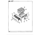 Magic Chef 31JN-92KLW-EV access drawer diagram