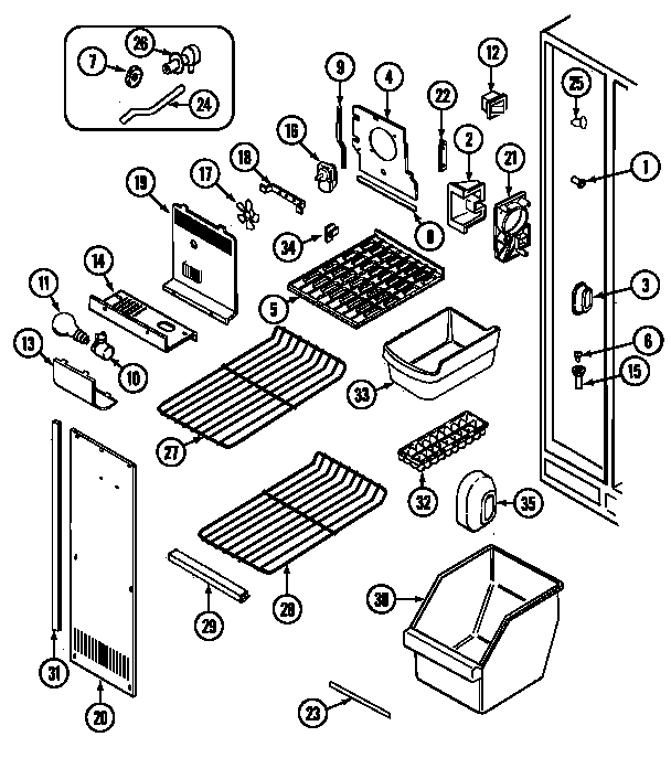 Freezer compartment