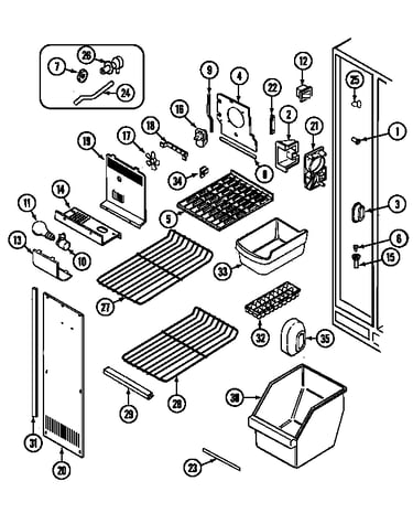 Freezer compartment