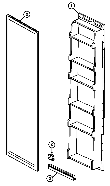 Freezer inner door