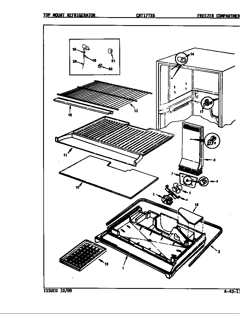 Freezer compartment