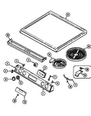 Top assy. (blk) (che9800acb)