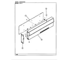 Magic Chef 41EA-14K control panel diagram