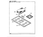 Magic Chef 41EY-2W top assembly diagram