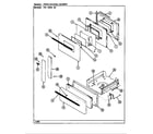 Magic Chef U41EA-2GKW-8B door/drawer diagram