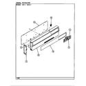 Magic Chef U41EA-2GNW backguard diagram