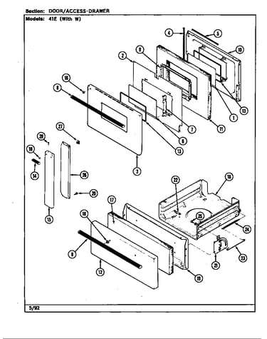 Door/access drawer