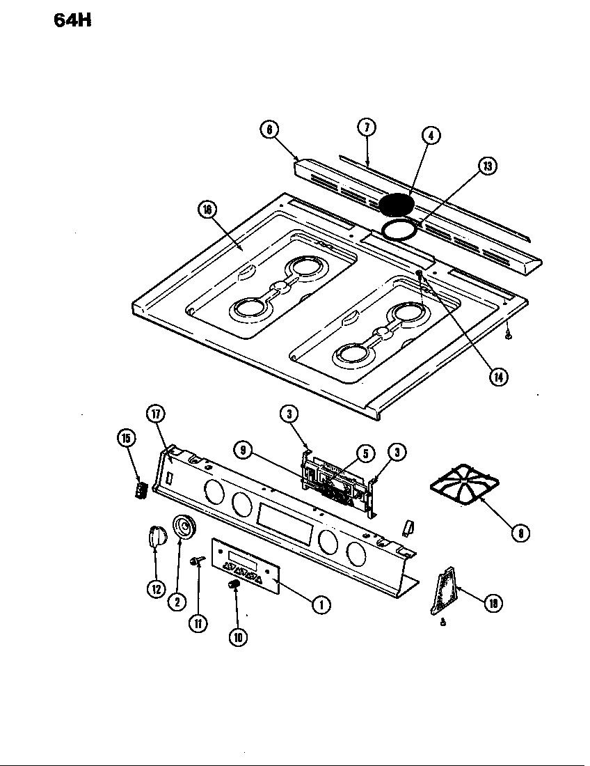 MANIFOLD PANEL - MAIN TOP