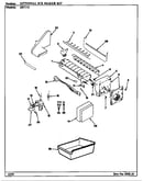 Optional ice maker kit
