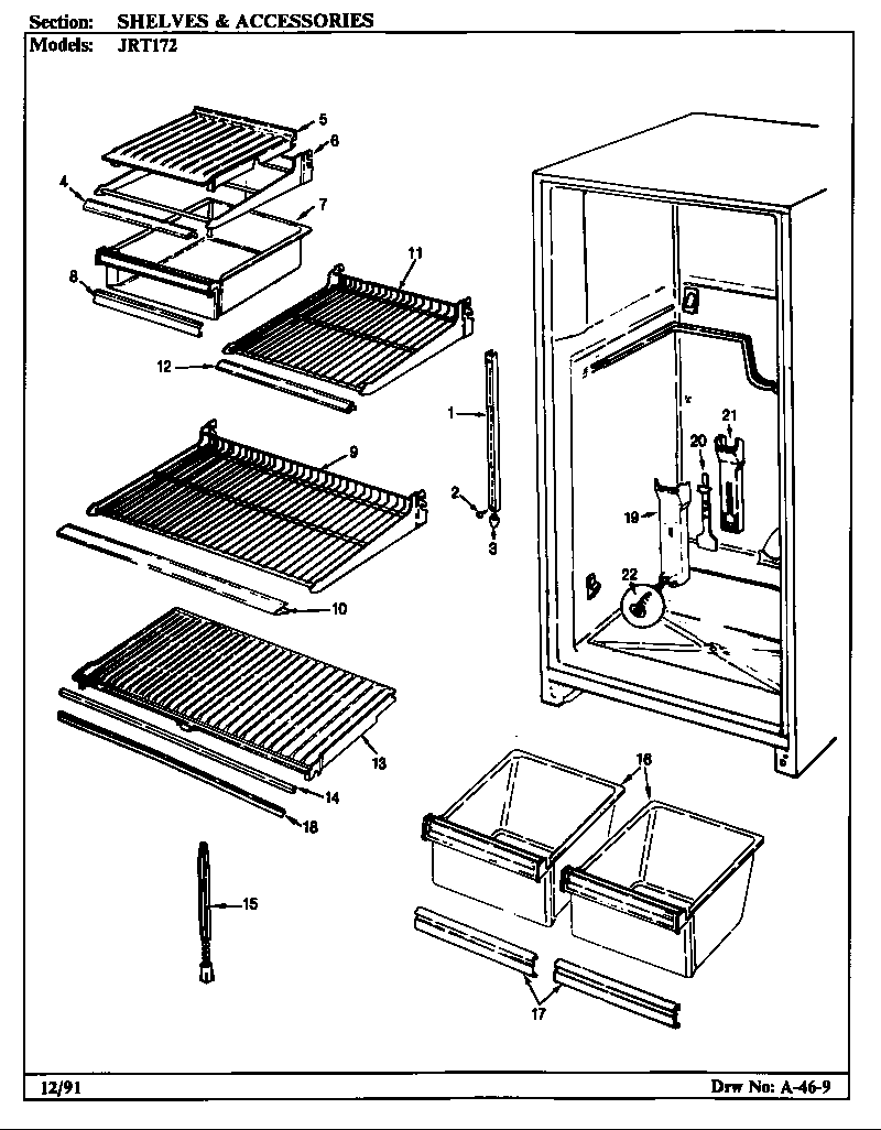 Shelves & accessories