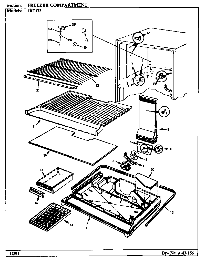 Freezer compartment