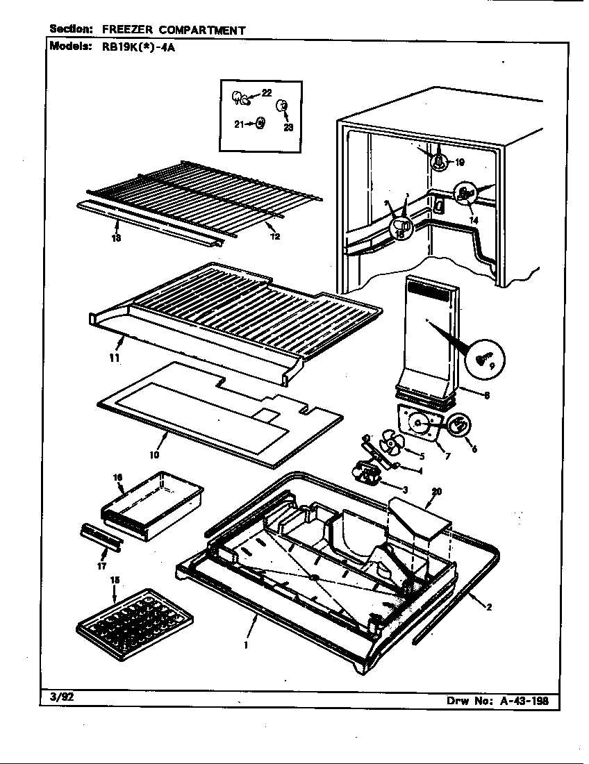 Freezer compartment