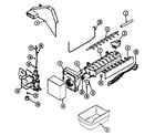 Norge NT218NFW optional ice maker kit (ice) diagram