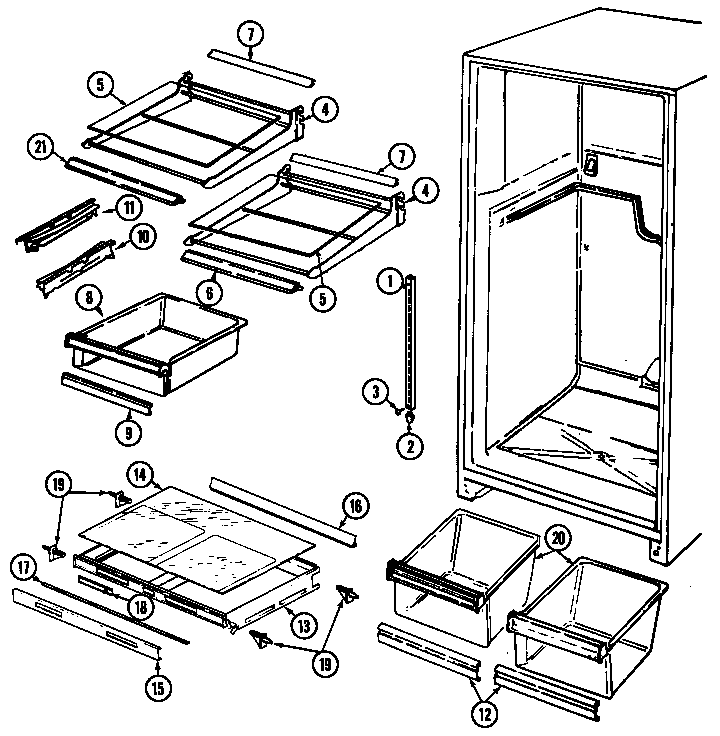 Shelves & accessories