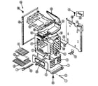 Maytag GM3216WRWM body/oven diagram