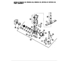 Magic Chef DU65CA-02 pump assembly (du65ca-01) (du65ca-02) diagram