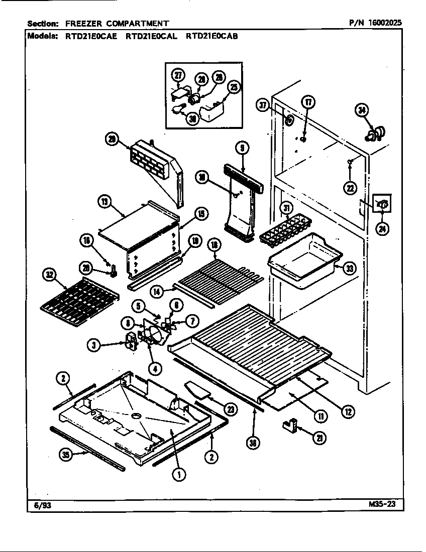 Freezer compartment