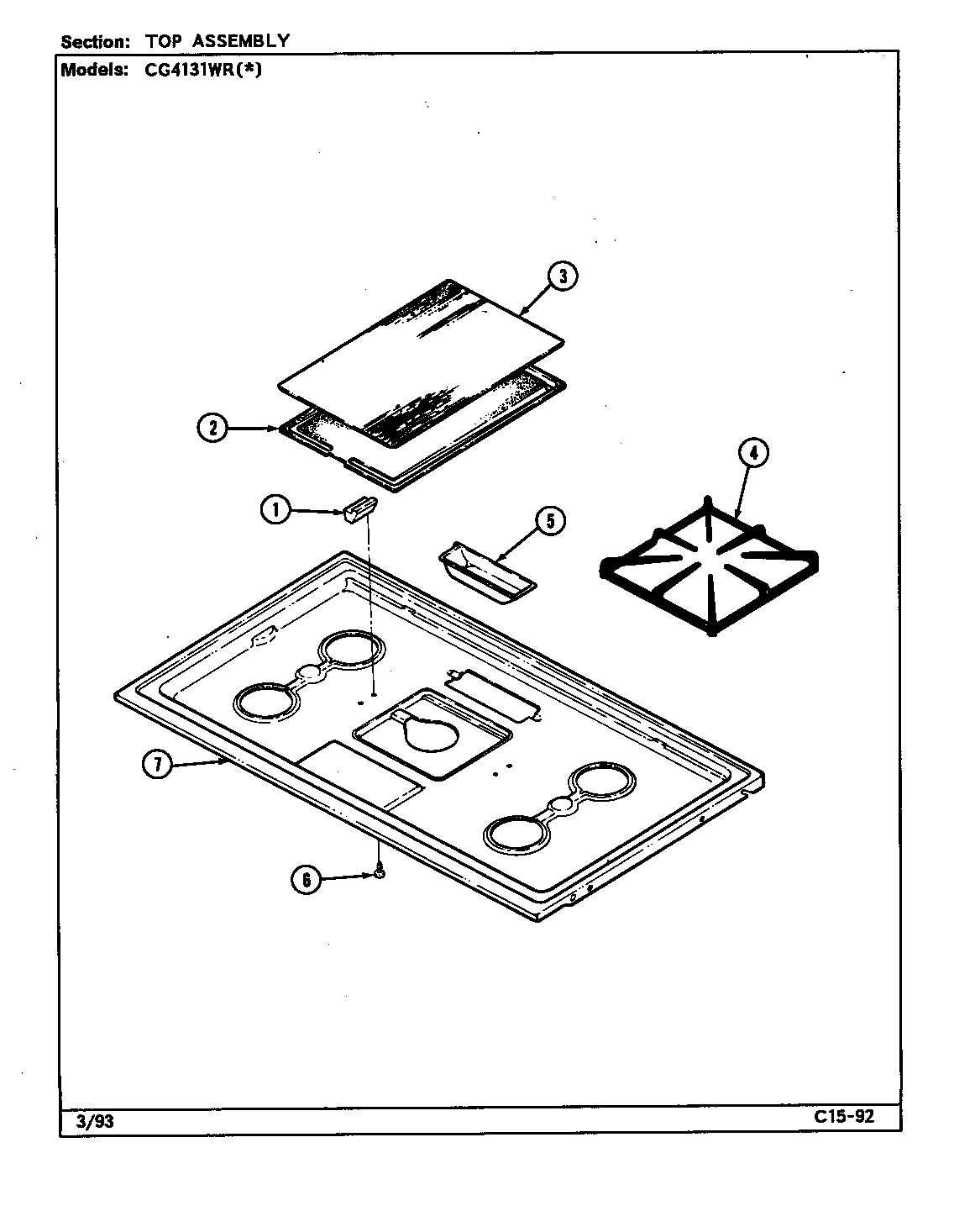 Top assembly
