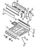 Top & control panel assembly (cg3110prv) (cg3110prv)