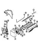 Optional ice maker kit (ice)