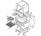 Maytag GA3478XUAX oven/base diagram