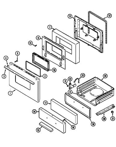 Door/drawer (gc3277wuam) (gc3277wuwm)
