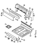 Top assy./control panel