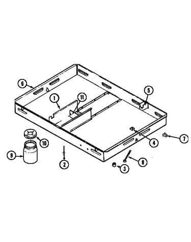 Burner box assy.