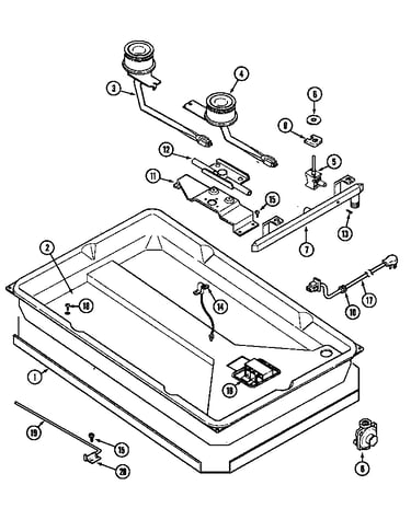 Gas controls/body
