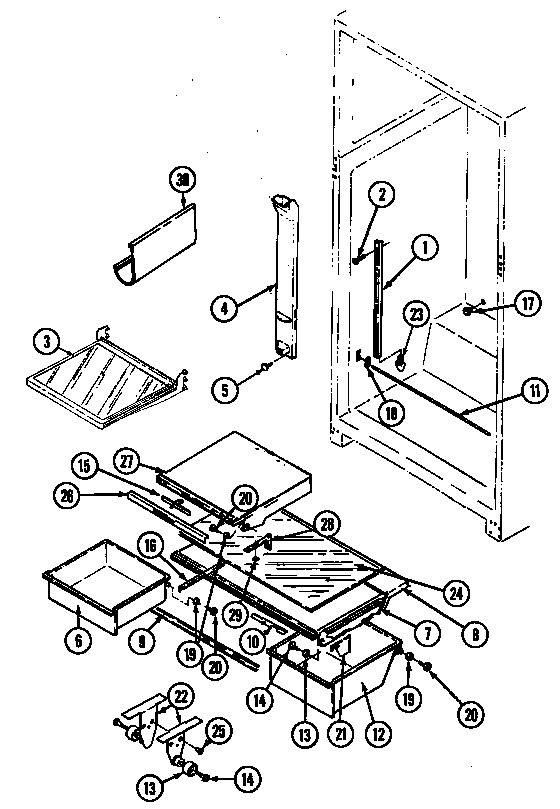 Shelves & accessories