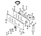 Maytag LAT9824DAM control panel diagram